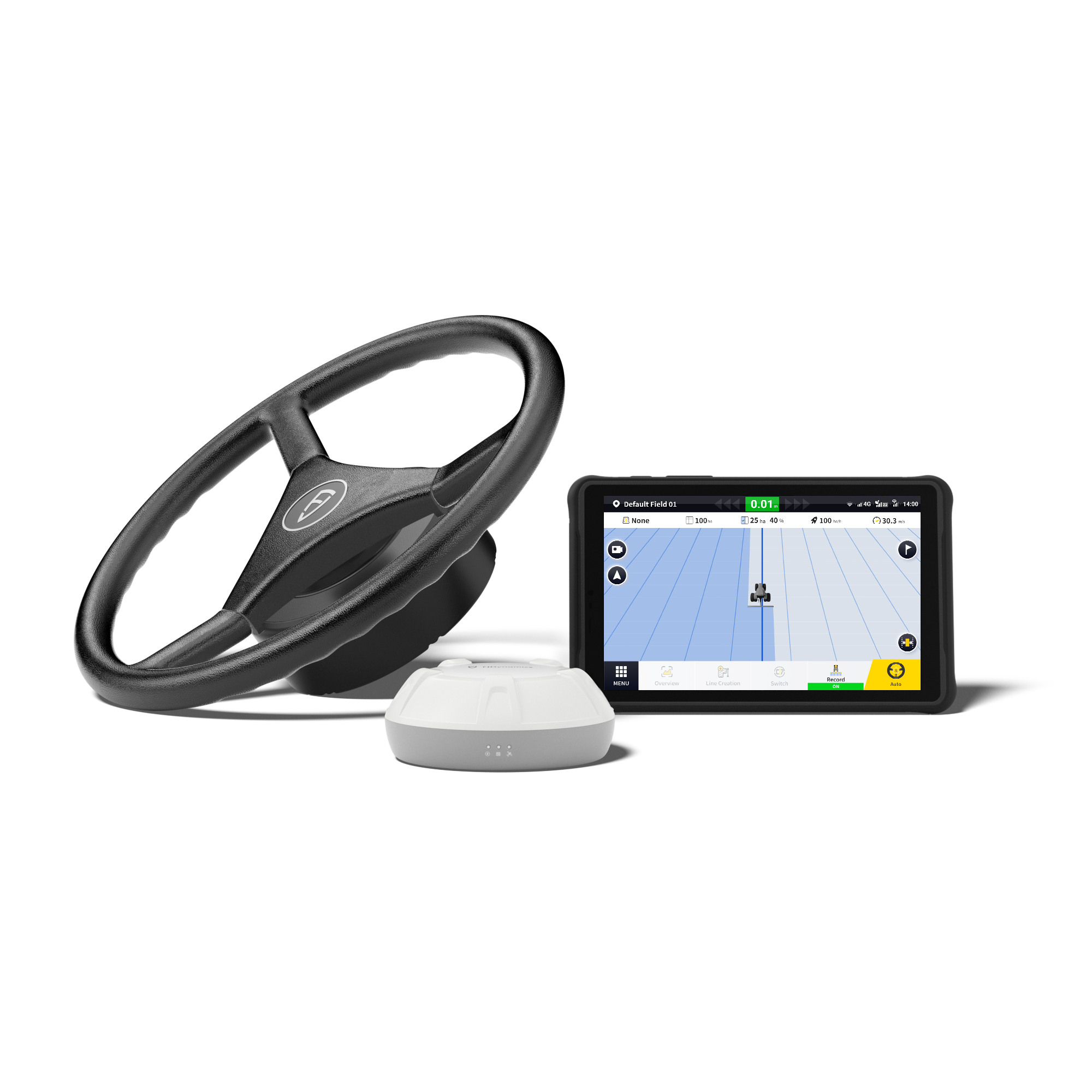 at2 lite auto steer system with electric steering wheel and v2.0 display at2 lite auto steer system with electric steering wheel and v2.0 display