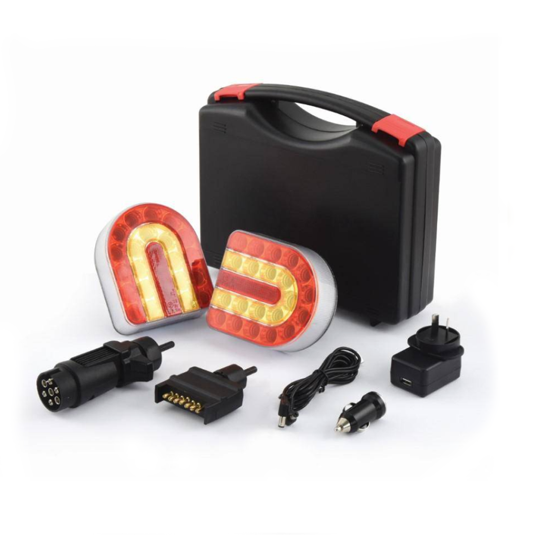 Tractor-Brake-Indicators-LED-Magnetic-Wireless-Light-Lighting-Set-AU-KIT-165476998592 Tractor Brake / Indicators LED Magnetic Wireless Light Lighting Set - AU KIT