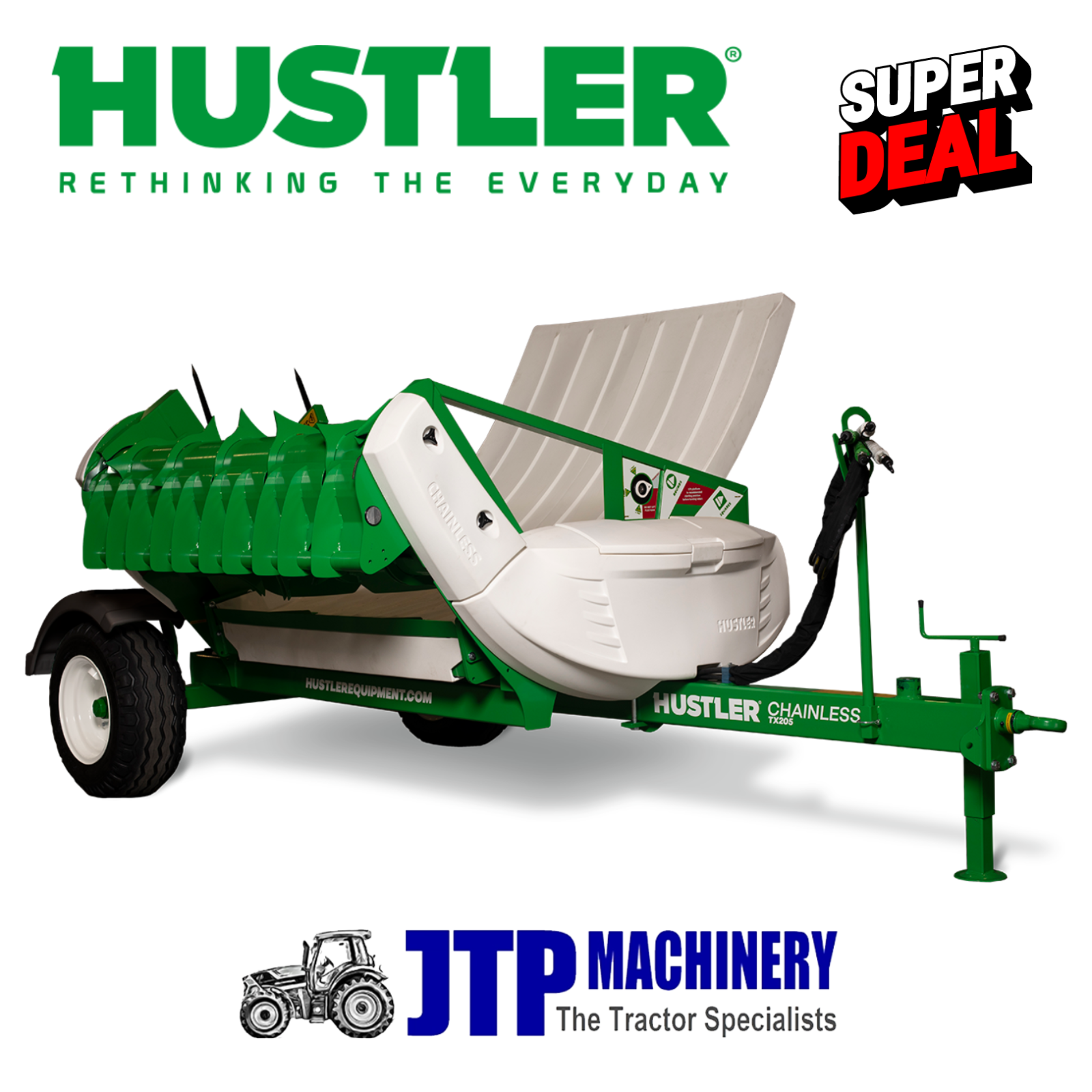 Hustler-Chainless-Bale-Feeder-TX205-Tractor-Feeder-Attachment-BRAND-NEW-165588371304 Hustler Chainless Bale Feeder TX205 - Tractor Feeder Attachment BRAND NEW